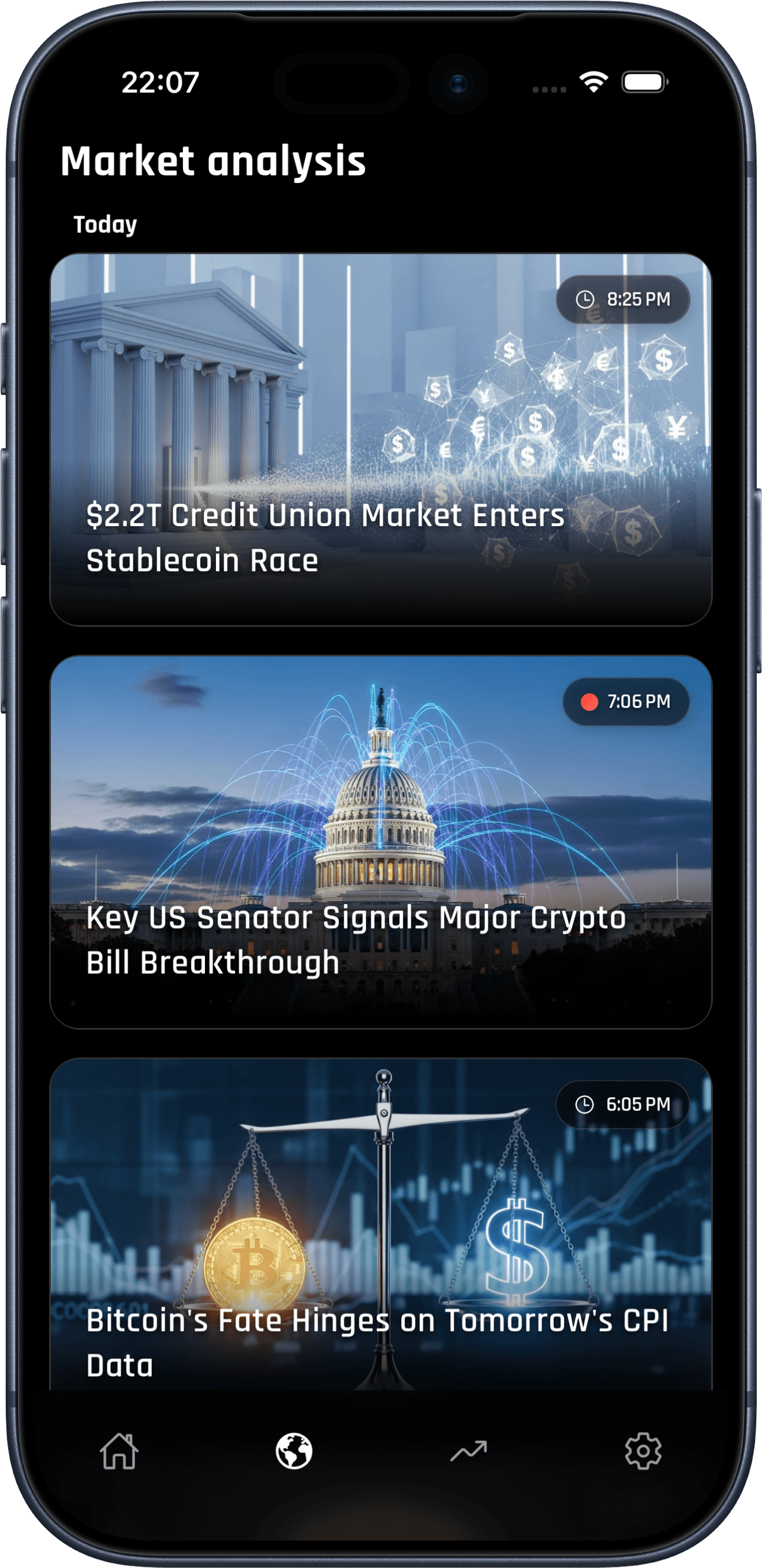 CryptoMind app screenshot